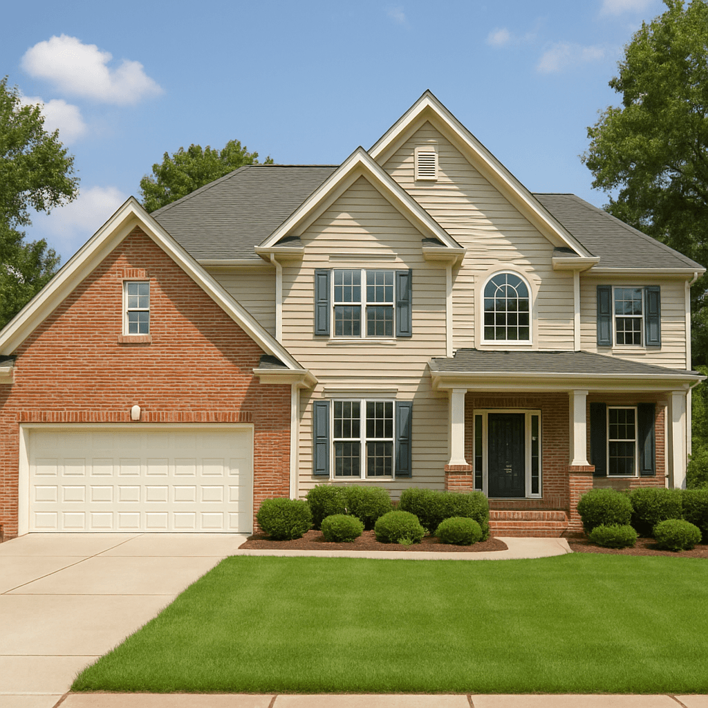 Omega Masonry team repairing a leaning brick retaining wall in Richardson, TX